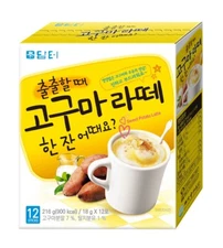 Damtuh Rich Sweet Potato Latte Korean Instant Milk Tea with Sweet Potato Blend