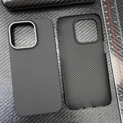 Genuine Carbon Fiber Case For iPhone 14 Pro Max 14 Plus Metal Lens Camera Cover - Picture 13 of 103