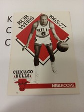 1990 NBA Hoops Bob Weiss Coach Tribute #346 Chicago Bulls