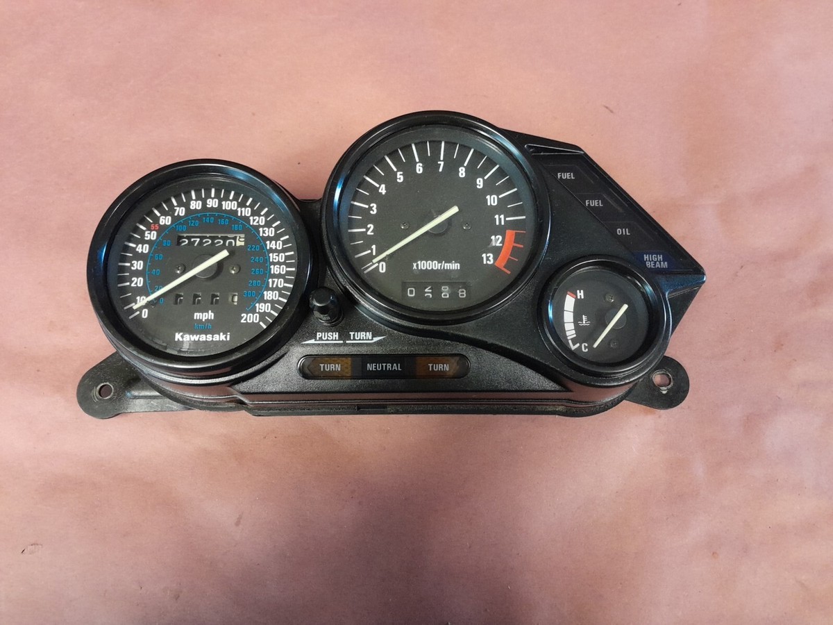 1991 KAWASAKI NINJA ZX11 SPEEDO TACH GAUGES DISPLAY CLUSTER