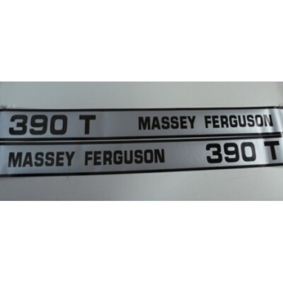 Massey Ferguson 300er Serie Traktormotorhaube Aufkleber / Aufkleber & Sicherheitsetiketten 