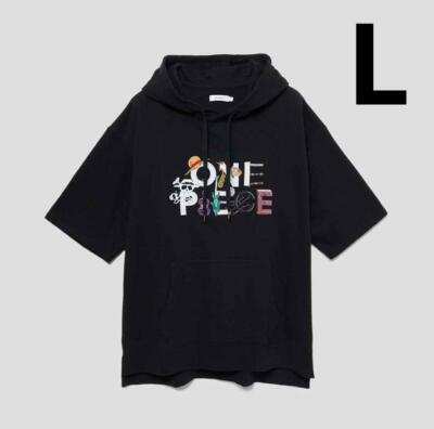 ONE PIECE x Graniph Big Silhouette SS Hoodie Size L – Embroidered
