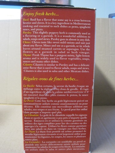 BUZZY HERB GROW KIT NEW 5 KITCHEN HERBS NEW - Picture 5 of 5