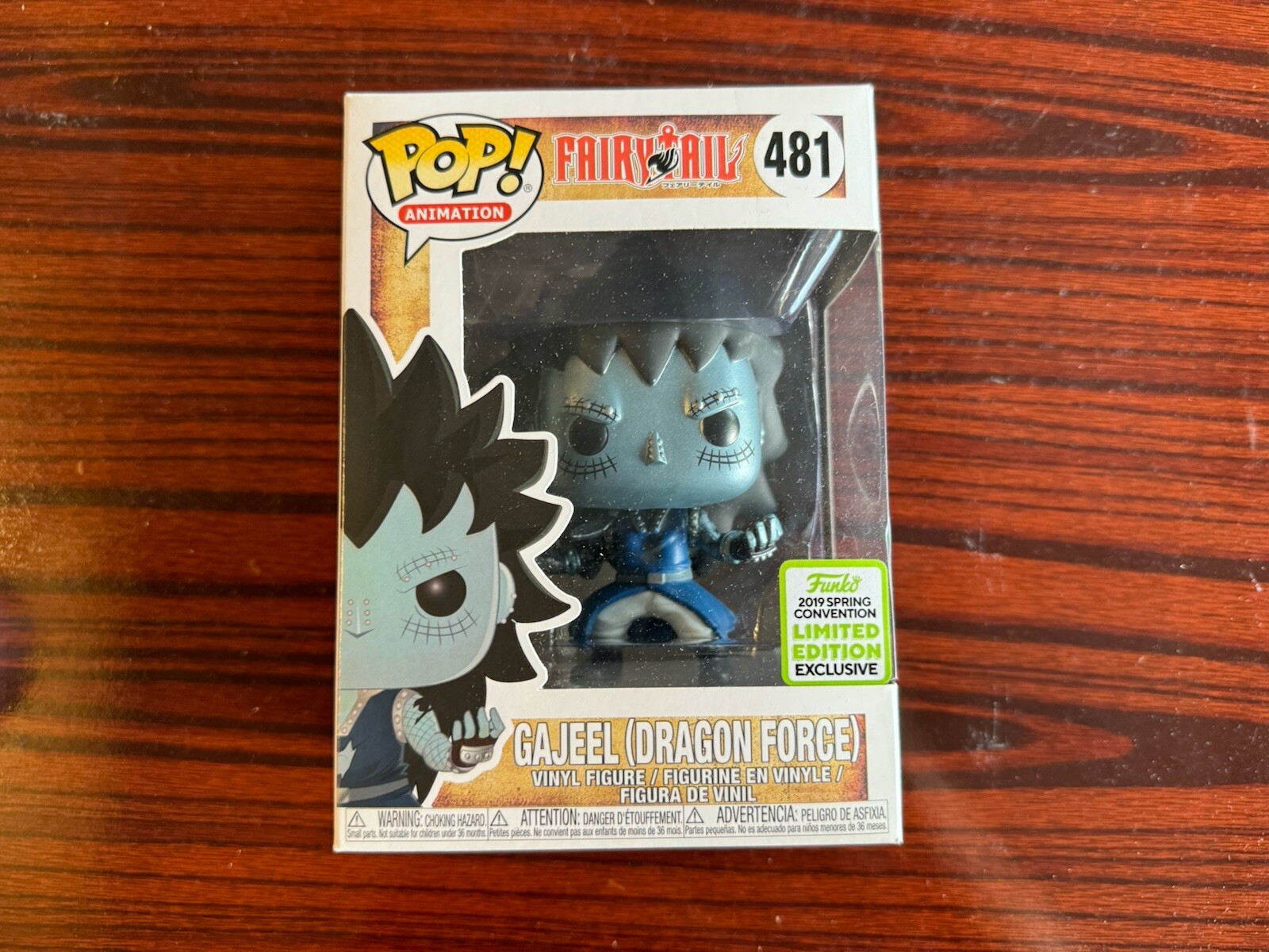 Sale Funko Pop!: Fairy Tail: Gajeel (Dragon Force) #481 2019 Spring Convention Excl.