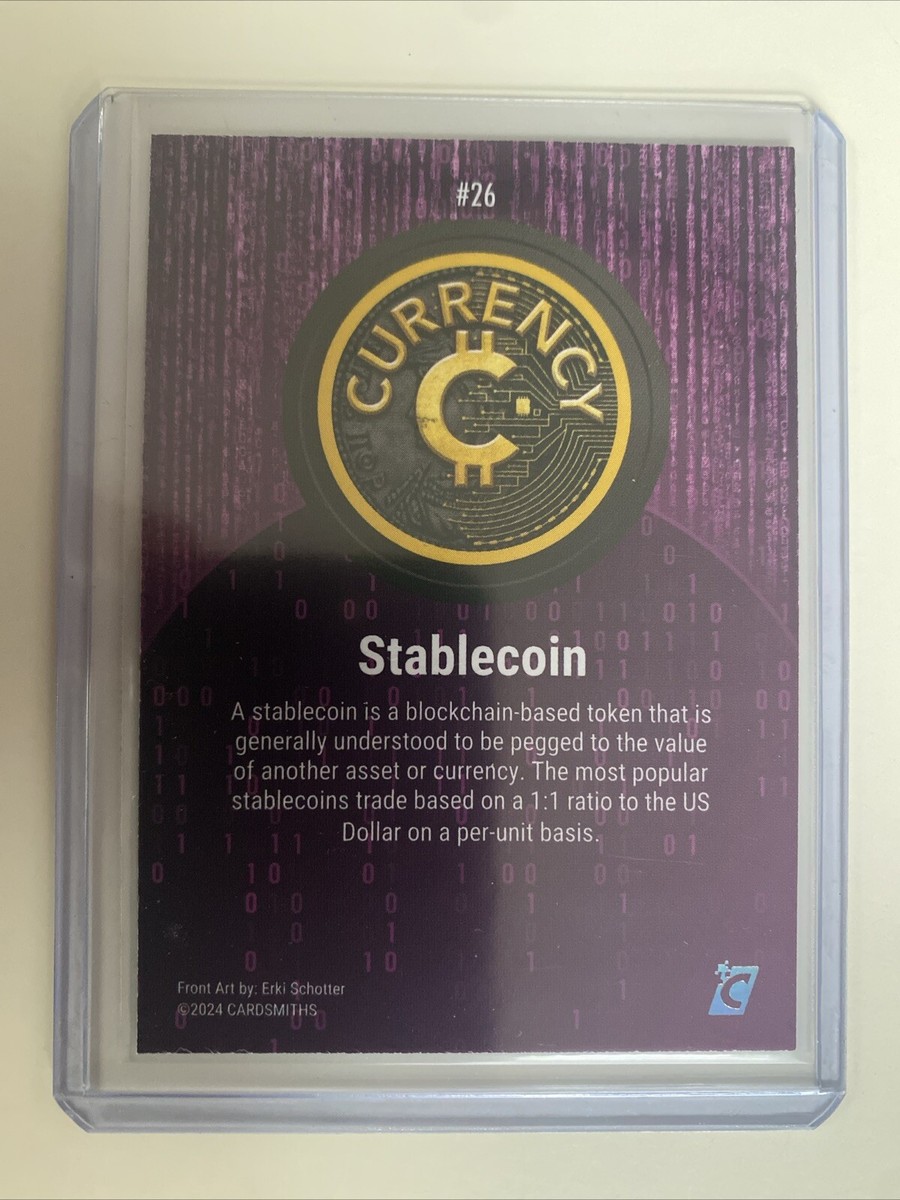 Stablecoin #26 2024 Cardsmiths Currency SERIES 3 Base | eBay