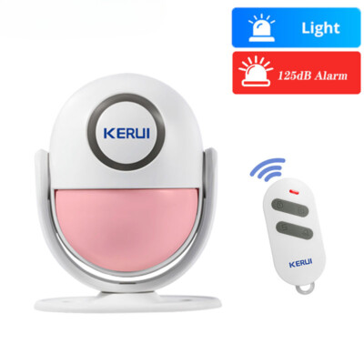 PIR Motion Detector 125dB Alarm Welcome Doorbell Home Security Sensor Loud Siren