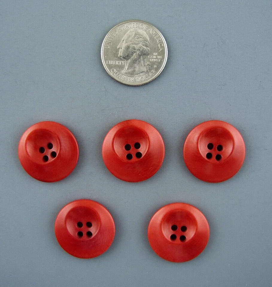 COLORFUL TAGUA NUT (COROZO) BUTTONS - SET OF 5 - Image 2 of 3