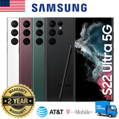 NEW SAMSUNG GALAXY S22 ULTRA 5G 128 GB FACTORY UNLOCKED SM-S908U