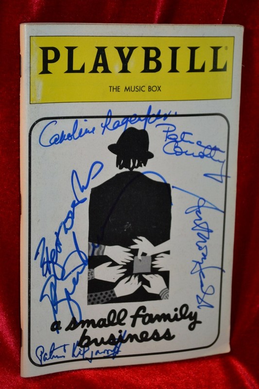 SMALL FAMILY BUSINESS cast BRIAN MURRAY and others SIGNED Broadway Playbill