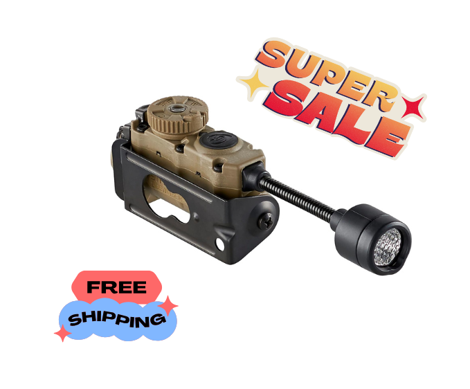 14308 Stalk 76-Lumen Tactical Helmet Lightwith Flexible Stalk, A147