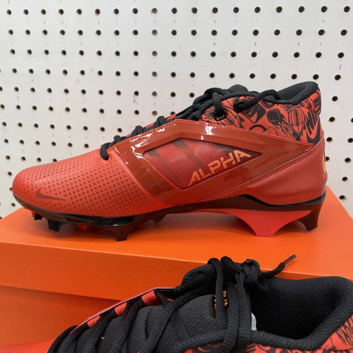 Nike Alpha Menace 4 Pro NRG Picante Red Black Football 
