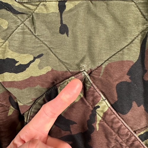 J. Crew Sussex NX-631 Quilted Coat Jacket Mens L Camouflage Thermal Insulation - Picture 4 of 11