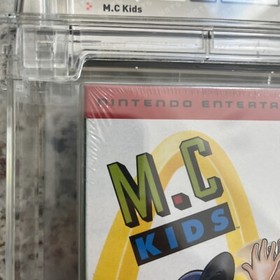 New M.C. Kids 1992 Factory Sealed H-Seam WATA 8.5 Graded Nintendo NES Game MC A+