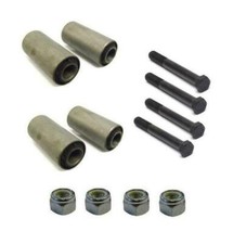 Land Rover Series 2a 3 New Front Leaf Spring Bushes Bolts Set Bush Bolt Kit