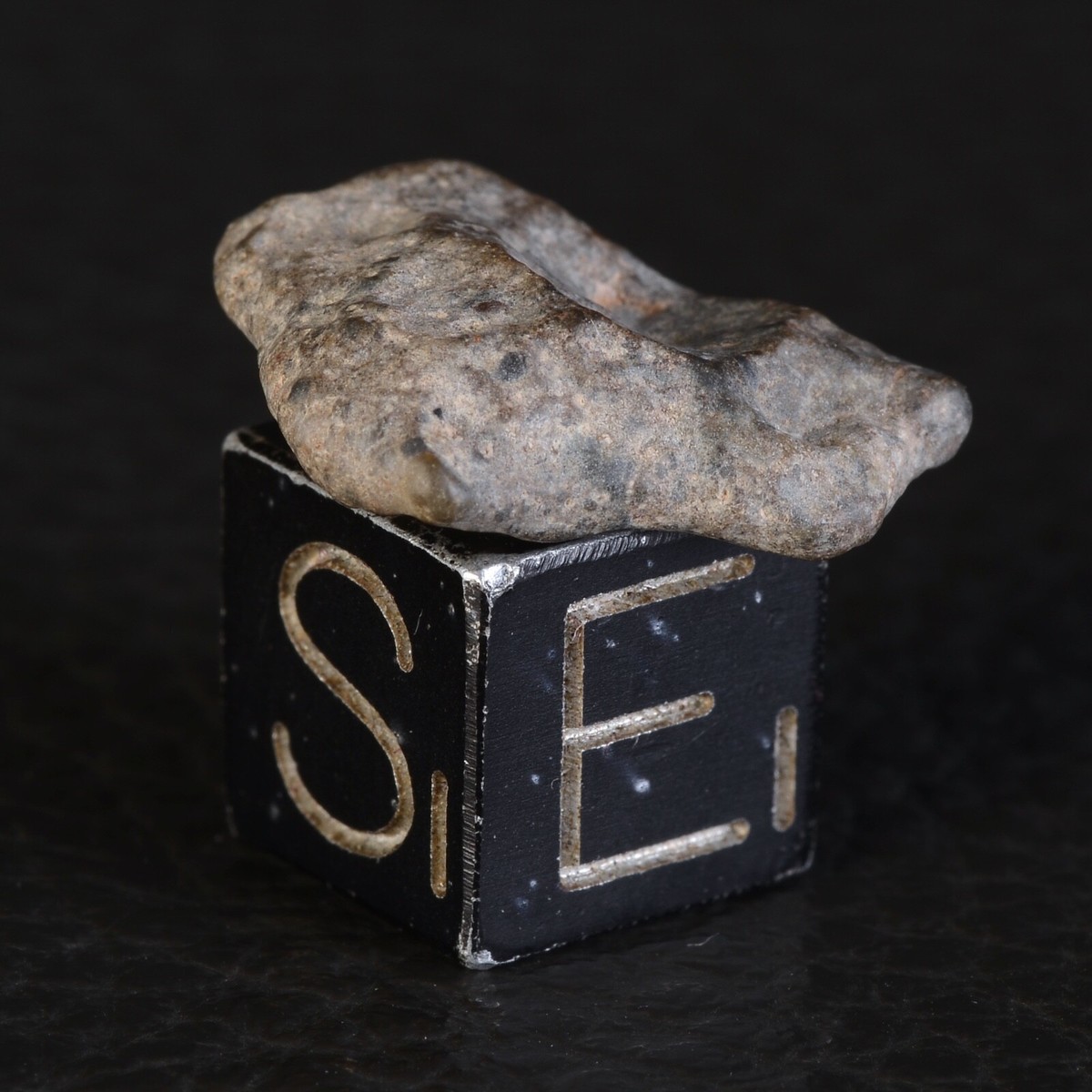 Lunar Meteorite Laâyoune 003 Weighing 1.29 G Achondrite