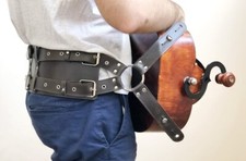 Leather Hurdy-Gurdy STRAP / Leather STRAP / Genuine Leather Strap / Hip Strap