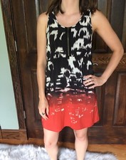 EUC Urban Outfitters Womens Kimchi Blue Sz Small Sleeveless Dress Black/Red