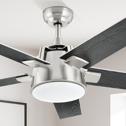 52 inch Ceiling Fan 5 Blades Indoor Control Remote LED Light & Remote Control