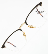 vintage occhiali VOGUE BRAYAN 52 nero oro butterfly montatura 1980s👓Unisex