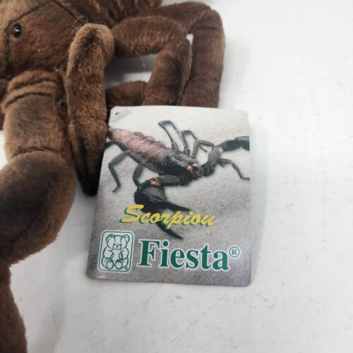 Fiesta Toys Skorpion Plüschtier braun 16 Zoll biegsam Stofftier neu mit Etikett 2001 - Bild 7 von 10