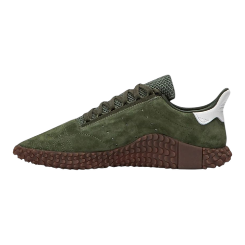 Adidas Men's Kamanda 01 Nubuck Leather Sneaker Shoes Base Green Size 12.5 - Picture 2 of 5