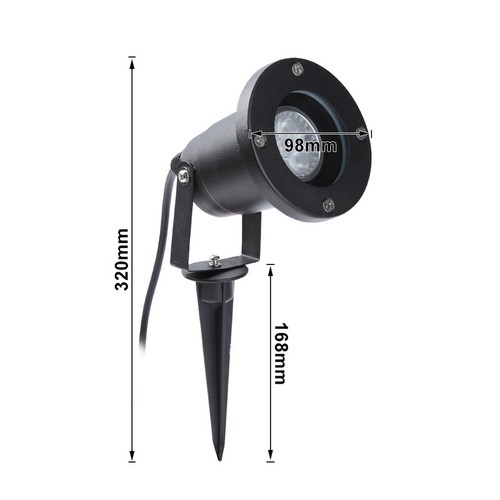 4W LED Lampe Gartenstrahler Set Spießstrahler Außenstrahler Mit Erdspieß IP65 - Bild 8 von 8