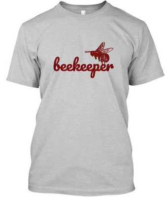 Beekeeper With Honey Bee - Tee T-Shirt Made in the USA Size S to 5XL