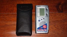Sanyo ICR-B35 Handheld Digital Voice Recorder 8 MB 3 Hours W/ POUCH