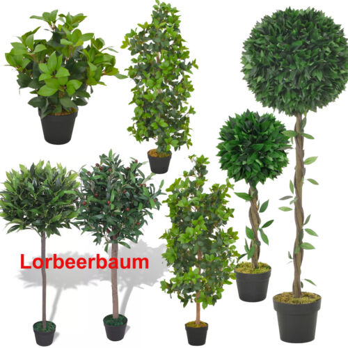 Künstlicher Baum/Blume im Topf Balkon Tisch Deko Künstliche Zimmerpflanze DE - Bild 3 von 253