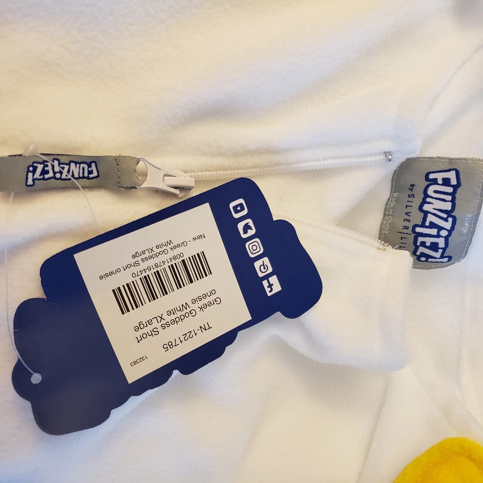 Vestido Pijama Diosa Griega - Una Pieza Novedad Toga Túnica Disfraz Mameluco Talla XL Foto 4 de 4