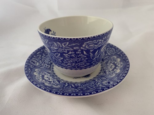 SPODE Blue Room Collection Floral Cup & Saucer - Georgian 1830 Series NEW - Picture 8 of 12