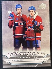 🔥 2024-25 Upper Deck Series 2 Lane Hutson / Logan Mailloux Young Guns Teammates