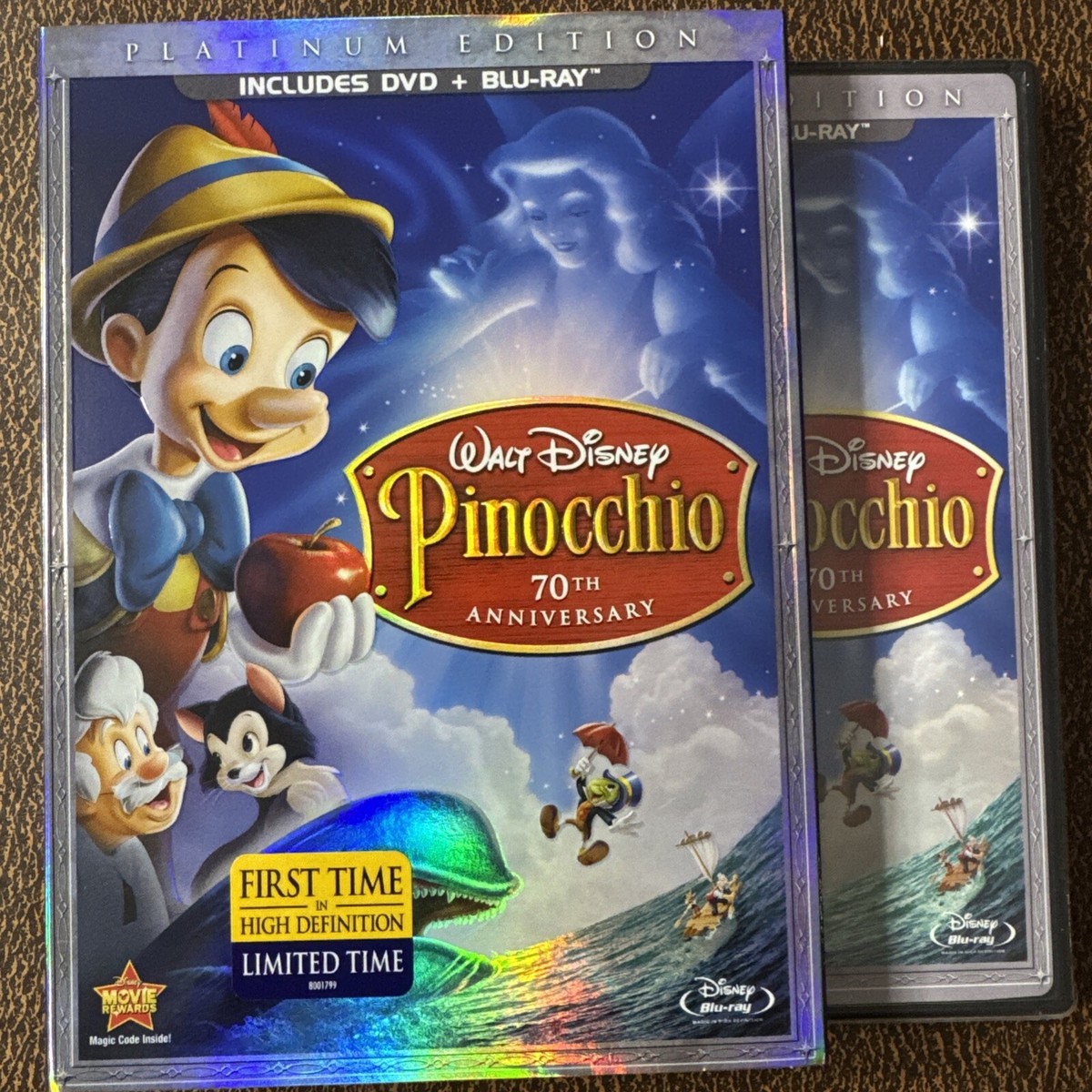 Disney Pinocchio 70th Anniversary Platinum Ed - Games & More- NEW