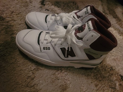 New Balance 650 BB650RCH Sneakers Men's US 9 White Basketball Shoes New - 第 3/13 張圖片