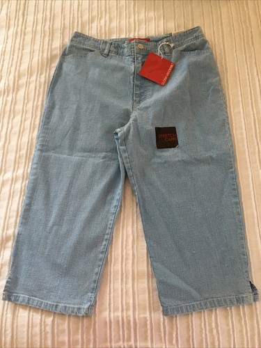 gloria vanderbilt capris size 14 petite 