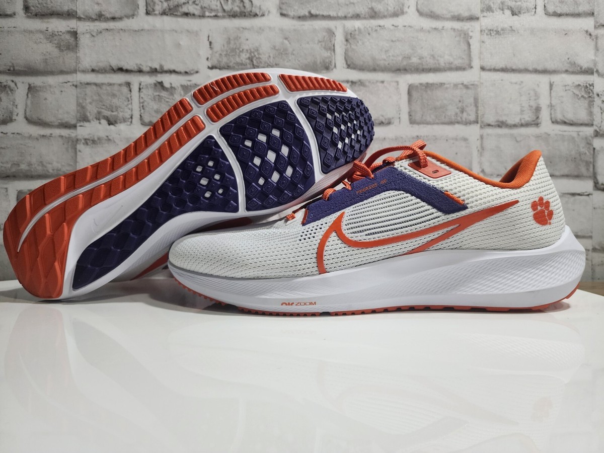 Nike Zoom Pegasus 40 Clemson Tigers Running Shoes DZ5966-100 Men's