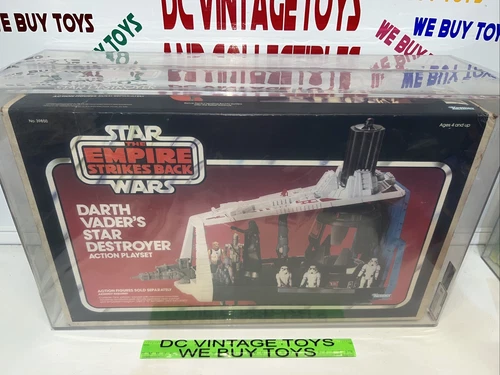 Vintage AFA 80 Kenner Star War 1980 ESB  Darth Vader's Star Destoryer NEW 🔥
