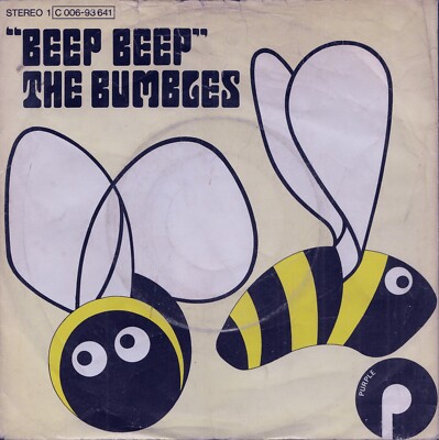 THE BUMBLES: Beep Beep / Buzz Off (´72 / rare orig. German 7'' - PURPLE)