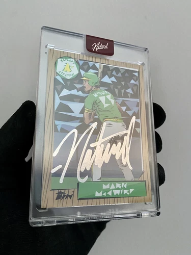Topps Project 2020 Artist Naturel Mark McGwire Signed Autographed Card Auto RARE