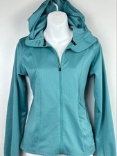 Columbia Women’s Hoodie Golf Sweater Long-Sleeve Titanium Blue Size M