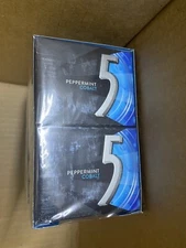 Five 5 Gum Peppermint Cobalt Sugar free Gum, 15 Piece (10 Pack)