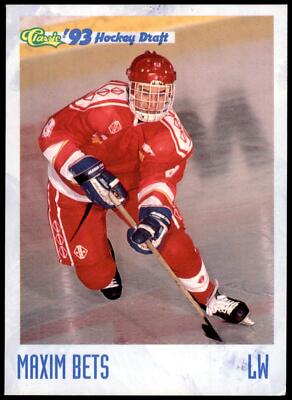Maxim Bets #15 1993 Classic '93 Hockey Draft