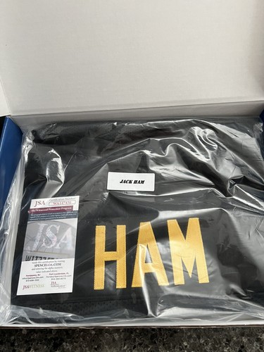 2022 Leaf Autographed Football Jersey -- Jack Ham -- Steelers HOF'er -- Size XL - Picture 2 of 3