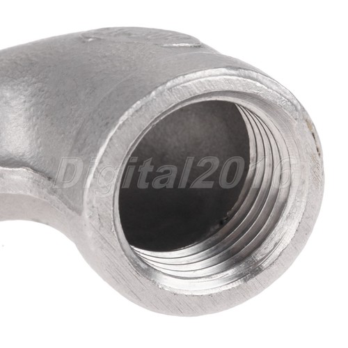 304 Stainless Steel 1/2" Female x Male street Elbow Pipe Fitting Threaded Fits - Picture 9 of 10
