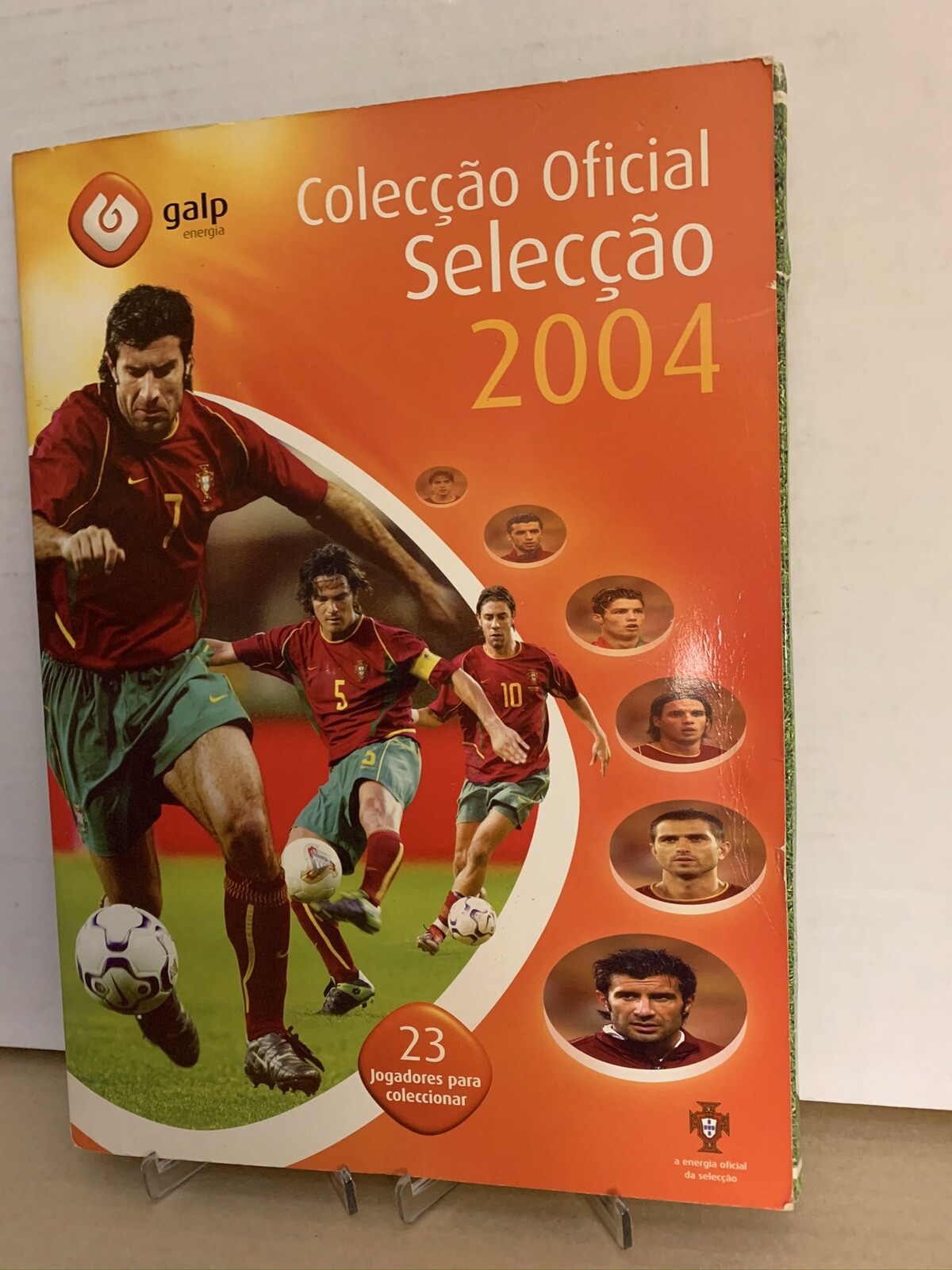 Euro 2004 Galp Portugal Cristiano Ronaldo Rookie Figo Rui Costa