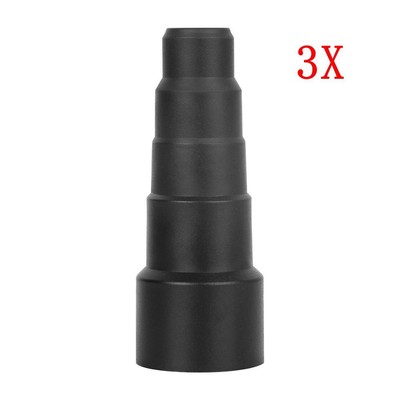 3x VACUUM CLEANER ADAPTOR SOFT RUBBER TOOL UNIVERSAL POWER SANDER EXTRACTOR HOSE
