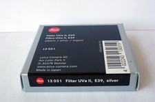 Leica UVa II E39 39mm Filter 13031 Paper Box only