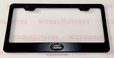 3D Range Rover Stainless Steel Metal Black License Plate Frame Holder
