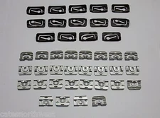 70-81 Camaro Trans Am Windshield & Rear Glass Clips Kit Reveal Moulding 38 pcs