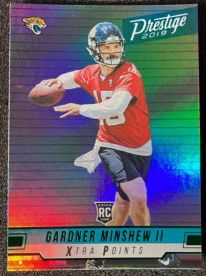 2019 Prestige #268 Gardner Minshew Rookie Xtra Points RC Parallel SP. LV Raiders